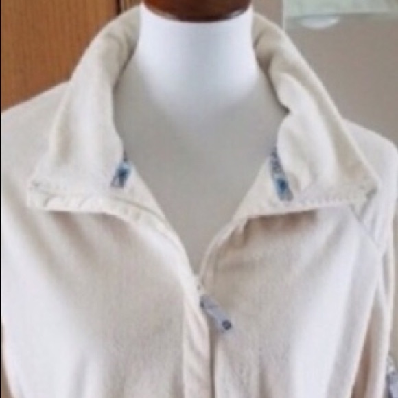 Denali Plush Velour Jacket Cream/Off White - Picture 6 of 7